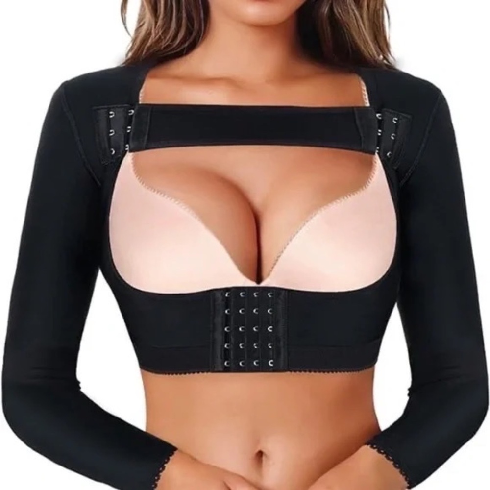Women's Upper Arm Shaper Post Surgical Compression Sleeves Size L